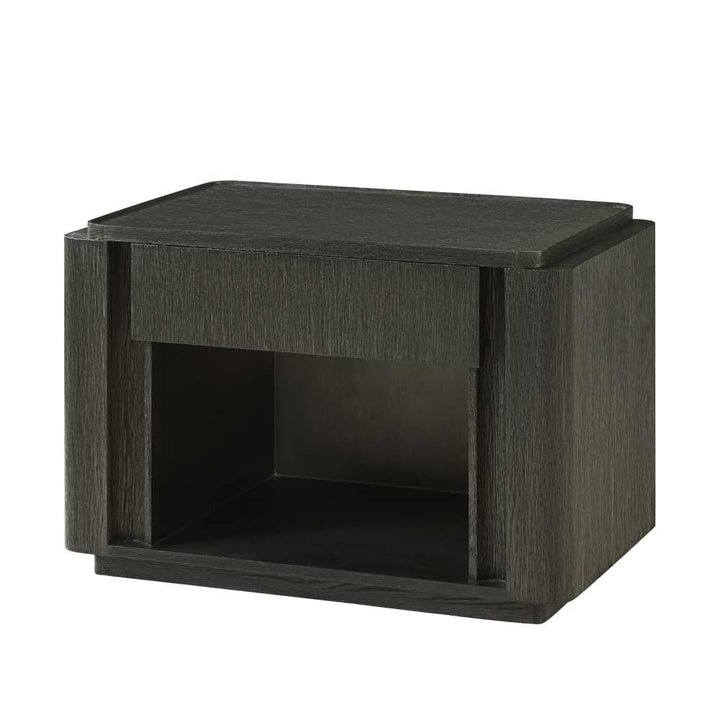 Repose Open Nightstand-Theodore Alexander-THEO-TA50212.C325-NightstandsCharcoal Oak-2-France and Son