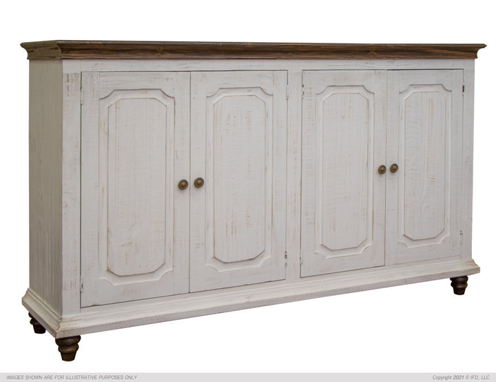 Margot Console/ TV Stand / Buffet-IFD-IFD-IFD7021CNSWT-Sideboards & CredenzasWhite-18-France and Son