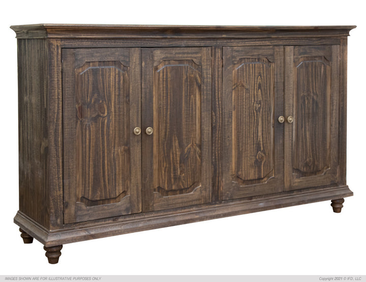 Margot Console/ TV Stand / Buffet-IFD-IFD-IFD7021CNSBN-Sideboards & CredenzasBrown-10-France and Son