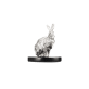 Sitting Rabbit in Sterling Silver - Haute Orfèvrerie, Lapin Decorative Object