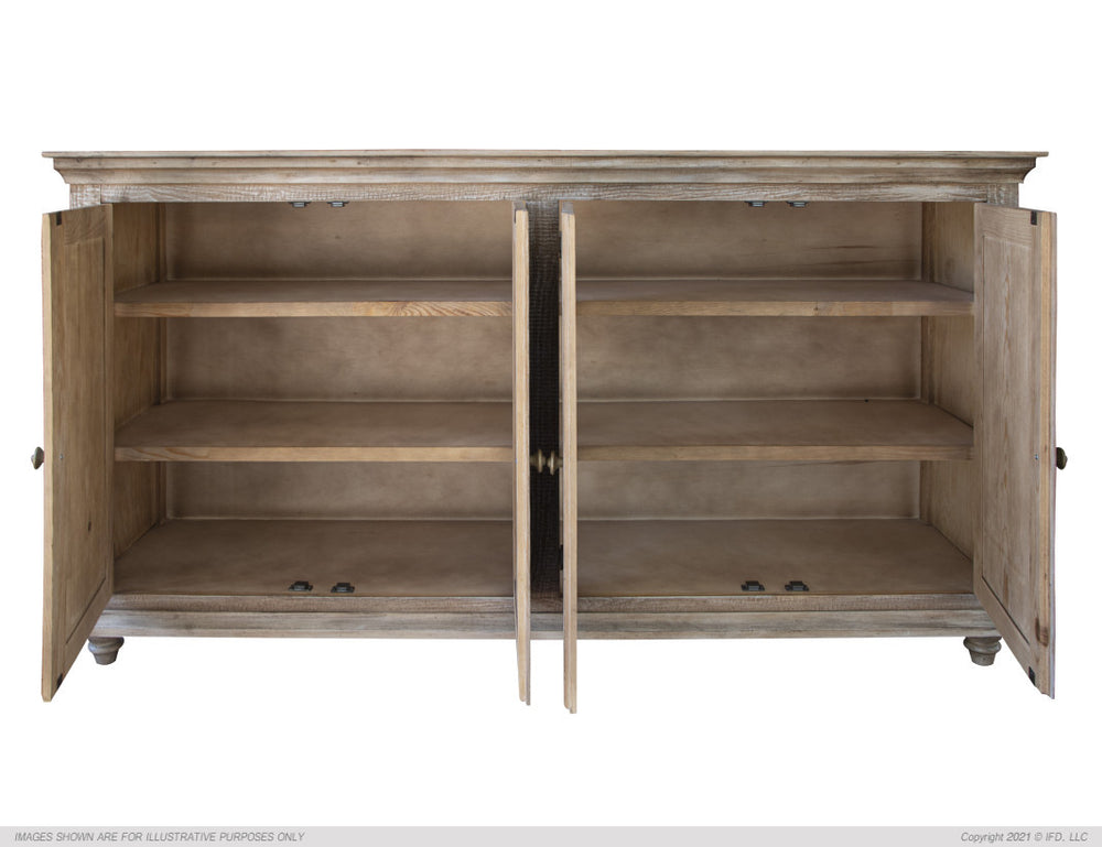 Alba Console/ TV Stand / Buffet-IFD-IFD-IFD9011CNSDS-Sideboards & CredenzasDrift Sand-2-France and Son