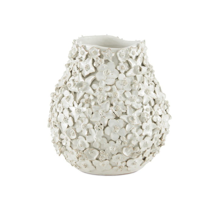 Jessamine White Vase