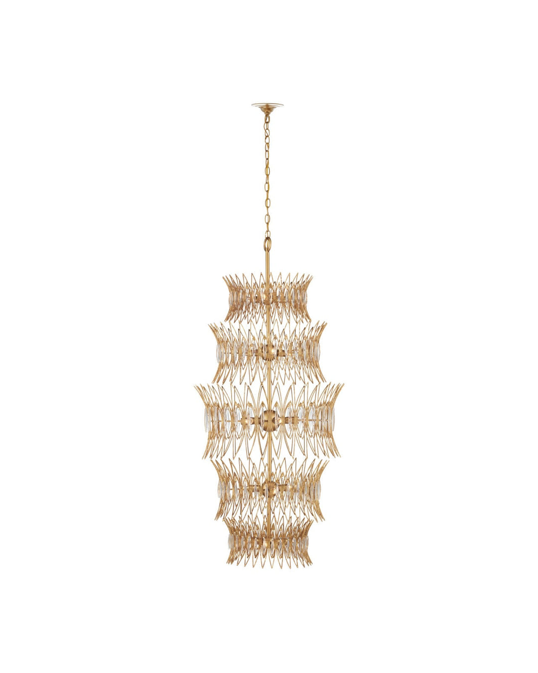 Chandeliers Marquise Large Gold Chandelier