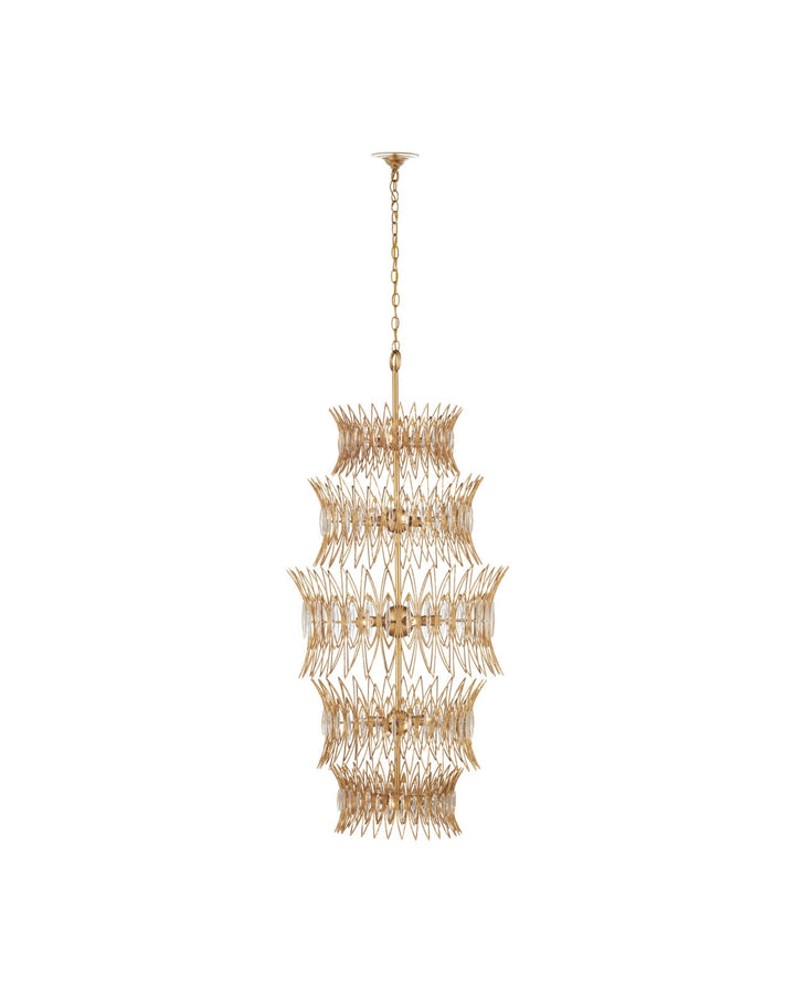 Chandeliers Marquise Large Gold Chandelier
