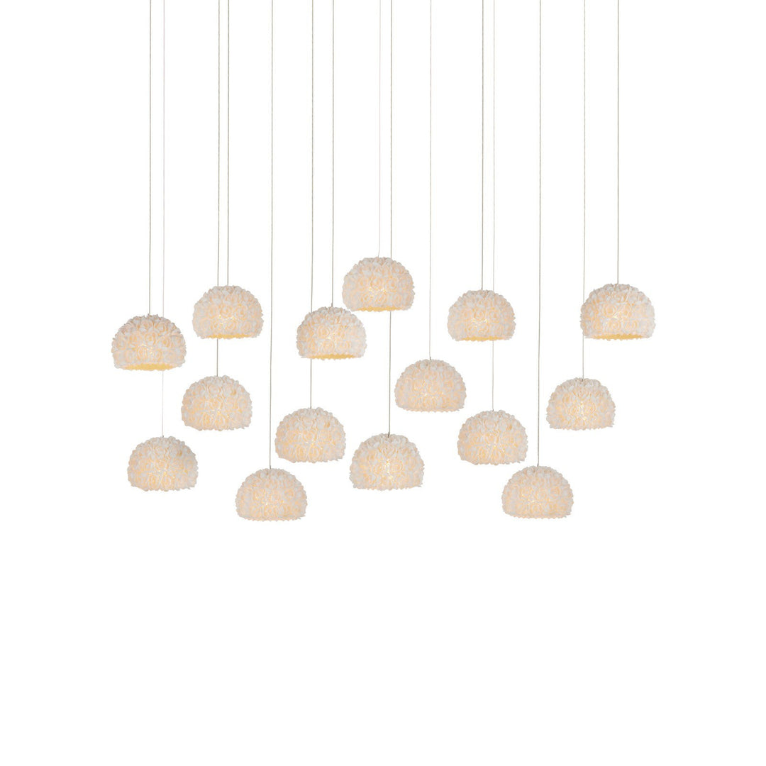 Virtu 15-Light Linear Multi-Drop Pendant