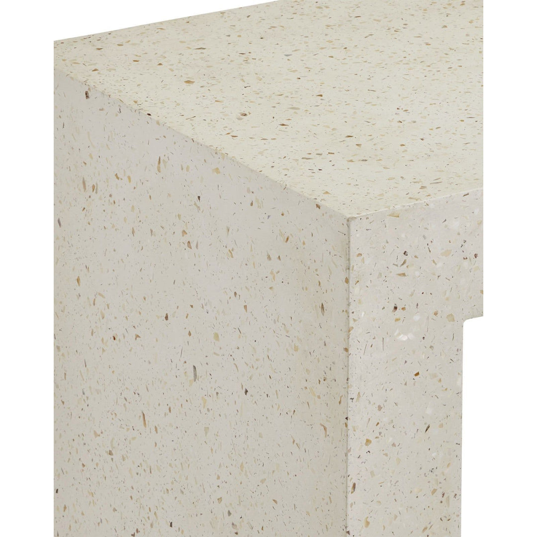 Carson Ivory Terrazzo Accent Table