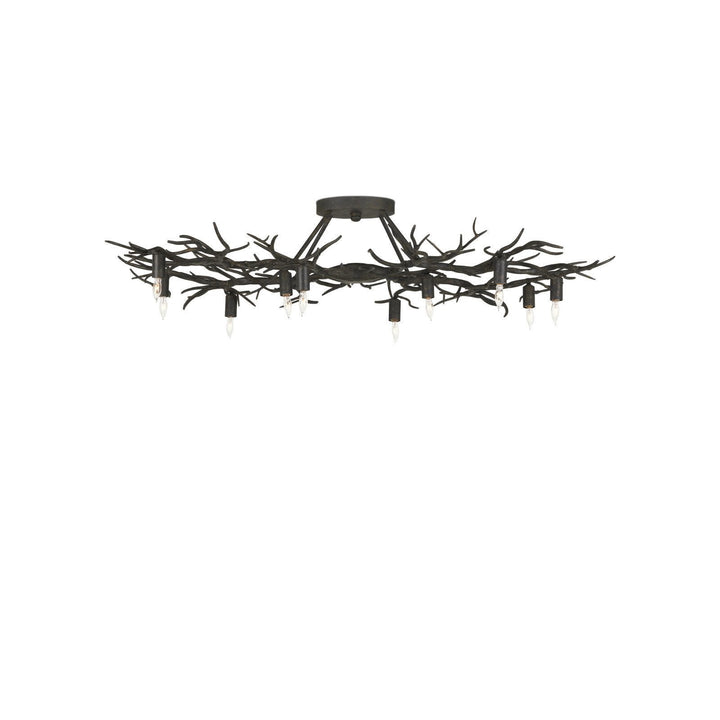 Rainforest Bronze Semi-Flush Mount