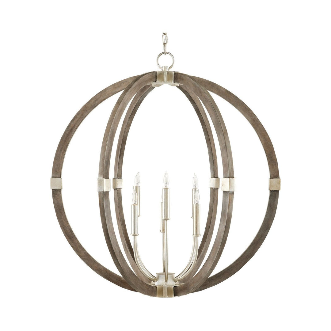 Bastian Gray Orb Lantern