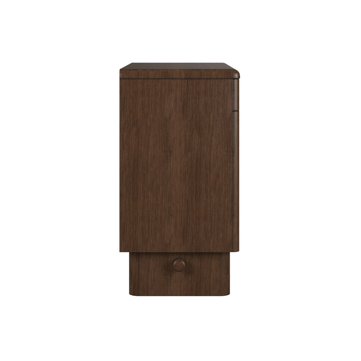 Verge Accent Door Chest — Handcrafted Walnut