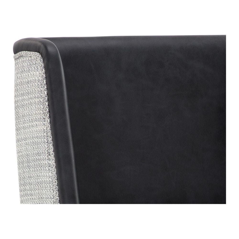 Joplin Barstool - Cantina Black / Vera White Pepper