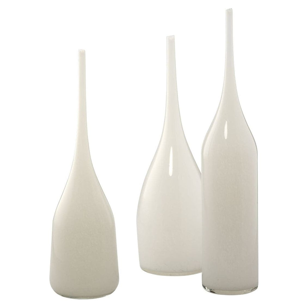 Pixie Decorative Vases (set of 3)-Jamie Young-JAMIEYO-7PIXI-VAWH-VasesWhite-2-France and Son