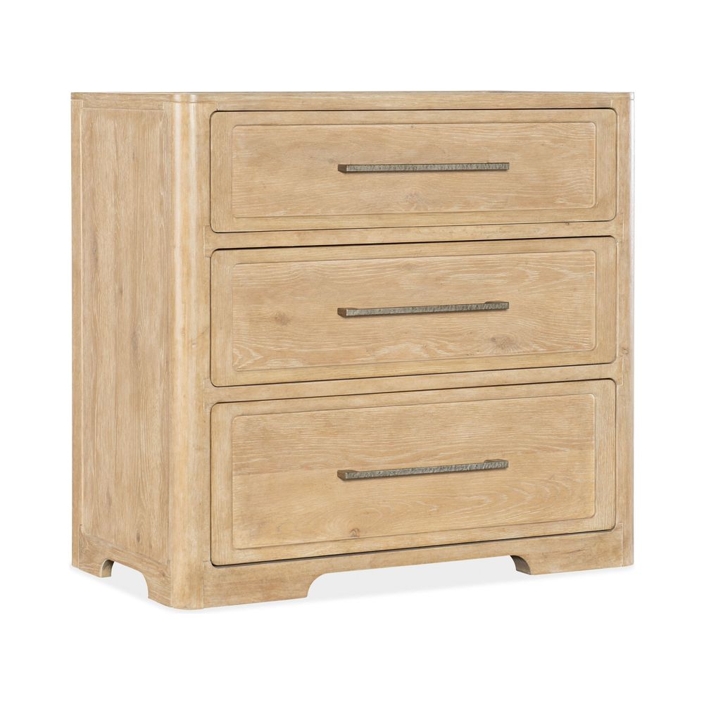 Nightstands Solace Three-Drawer Nightstand - Light Wood