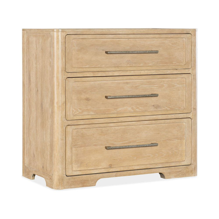 Nightstands Solace Three-Drawer Nightstand - Light Wood
