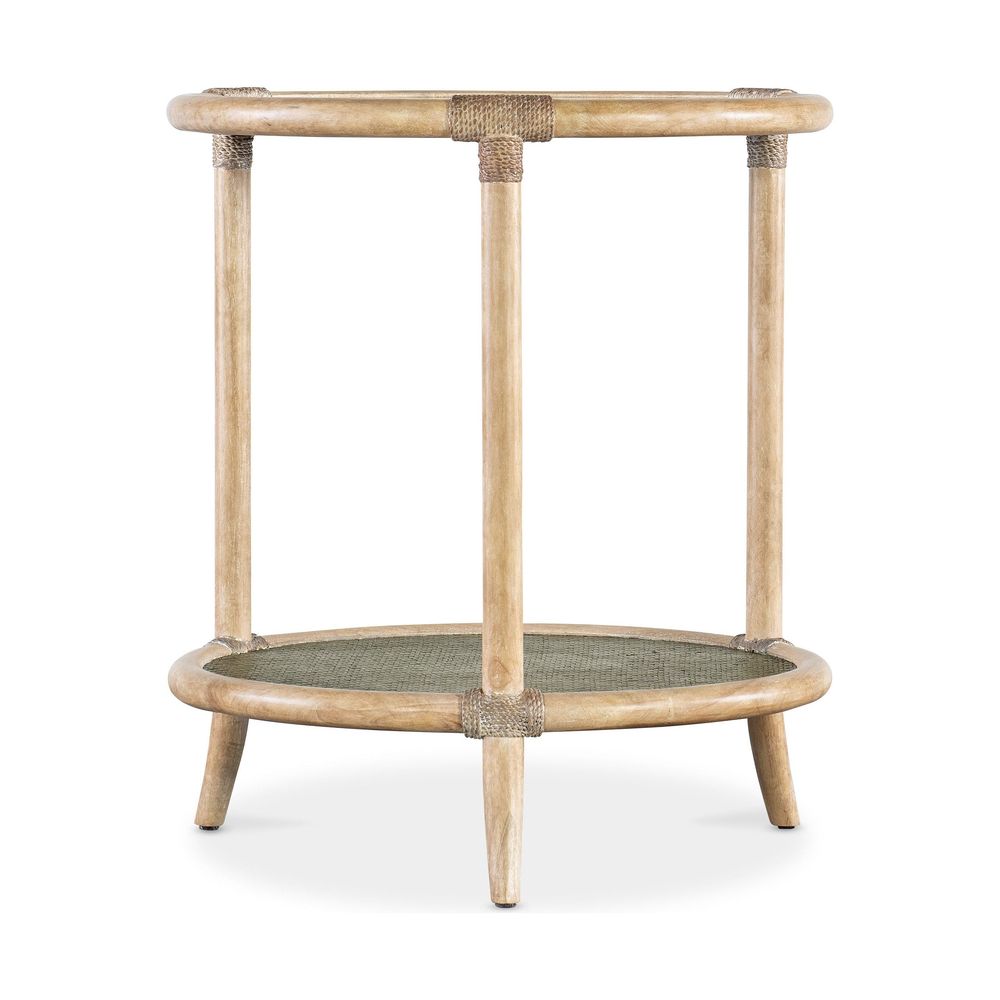 Side Tables Solace Raffia End Table - Greens