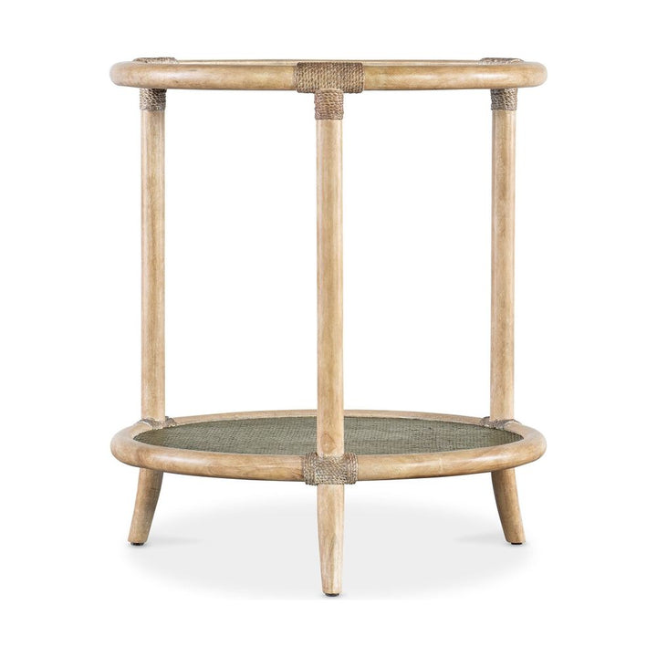 Side Tables Solace Raffia End Table - Greens