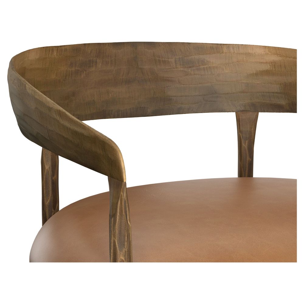 Zanatta Barstool - Tan Leather
