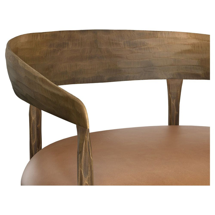Zanatta Barstool - Tan Leather