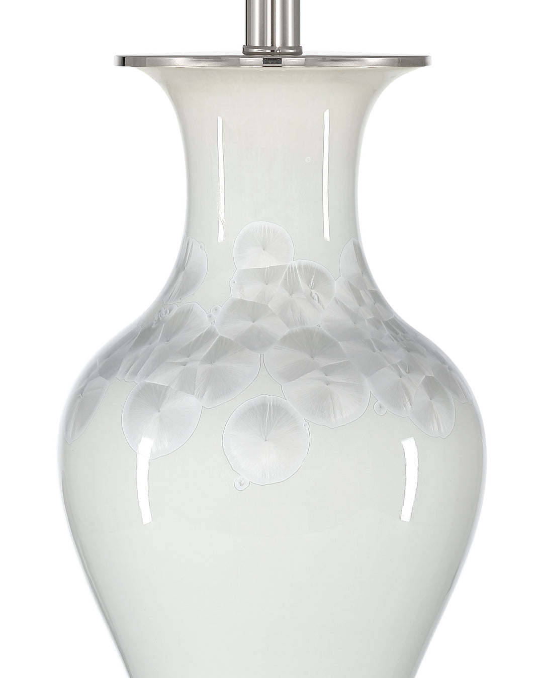 Crystalline White Table Lamp