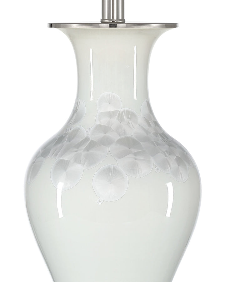 Crystalline White Table Lamp