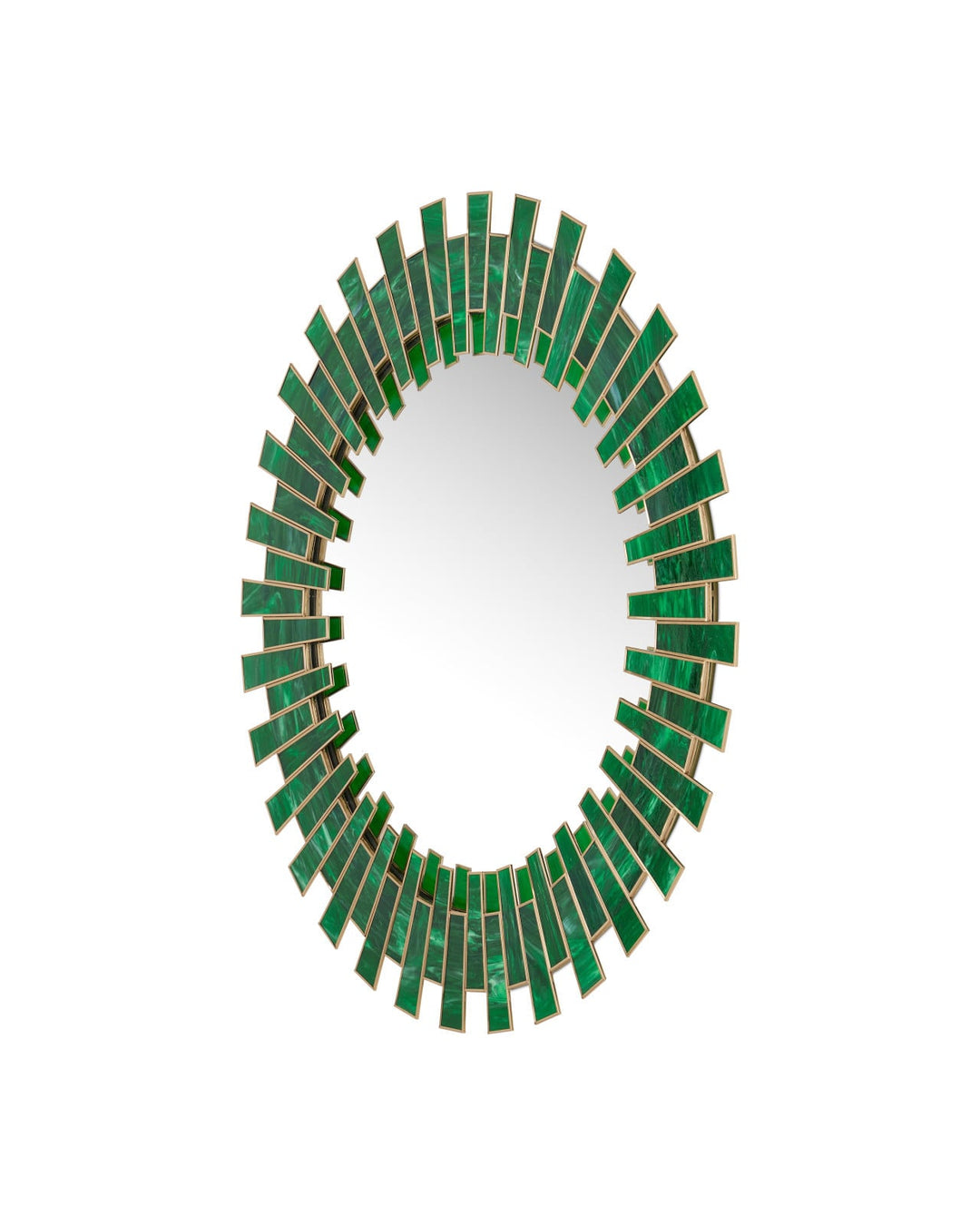 Wall Mirrors Glasdele Emerald Round Mirror