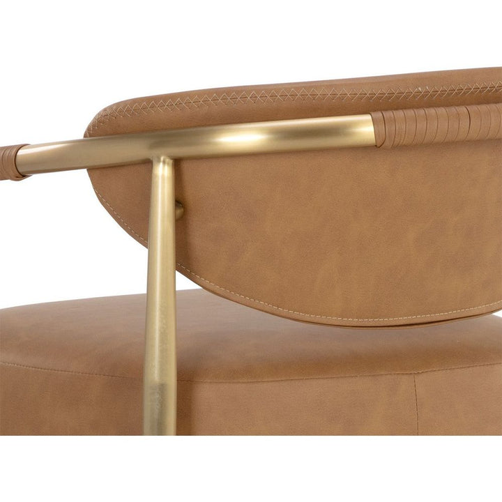 Heloise Counter Stool - Milliken Cognac