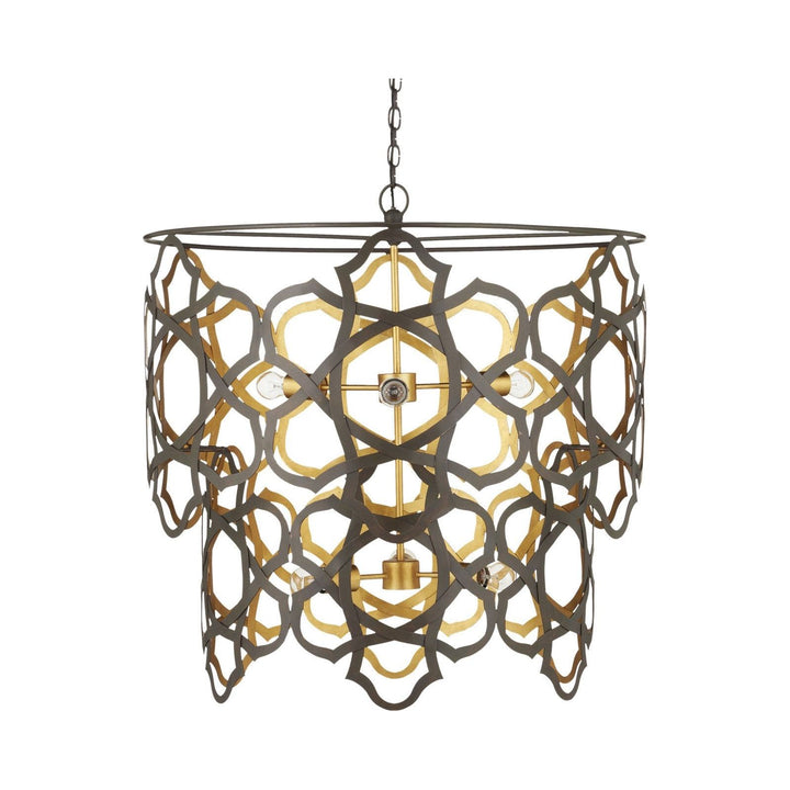 Mauresque Medium Bronze & Gold Chandelier