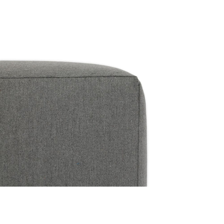 Outdoor Ottomans 18"Pouf Cube in Heritage Granite