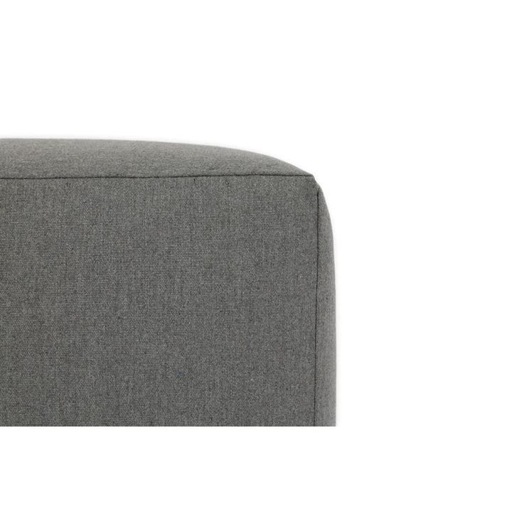 Outdoor Ottomans 18"Pouf Cube in Heritage Granite