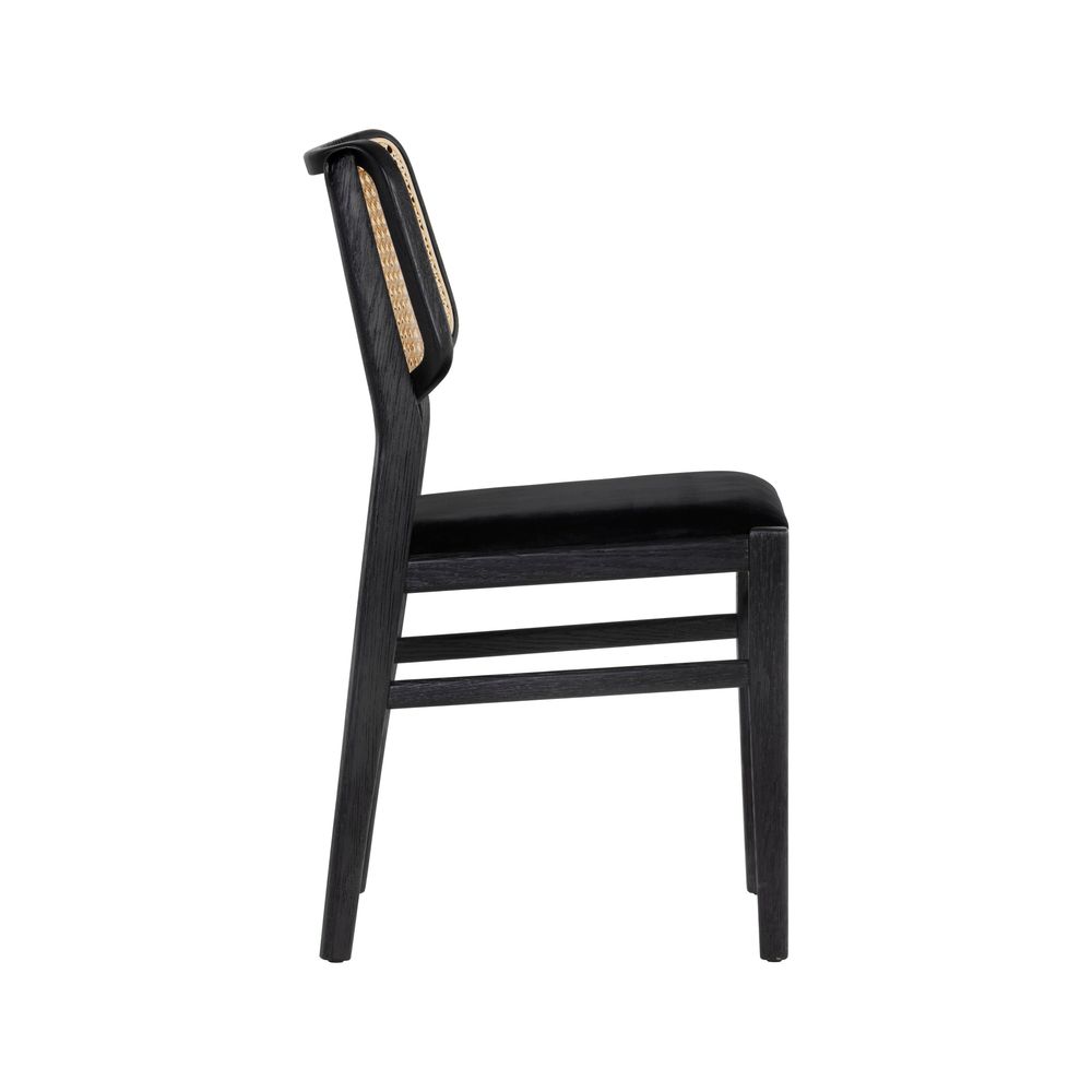 Dining Chairs Annex Dining Chair - Abbington Black / Natural - 2pc Min 2pc Increments Required