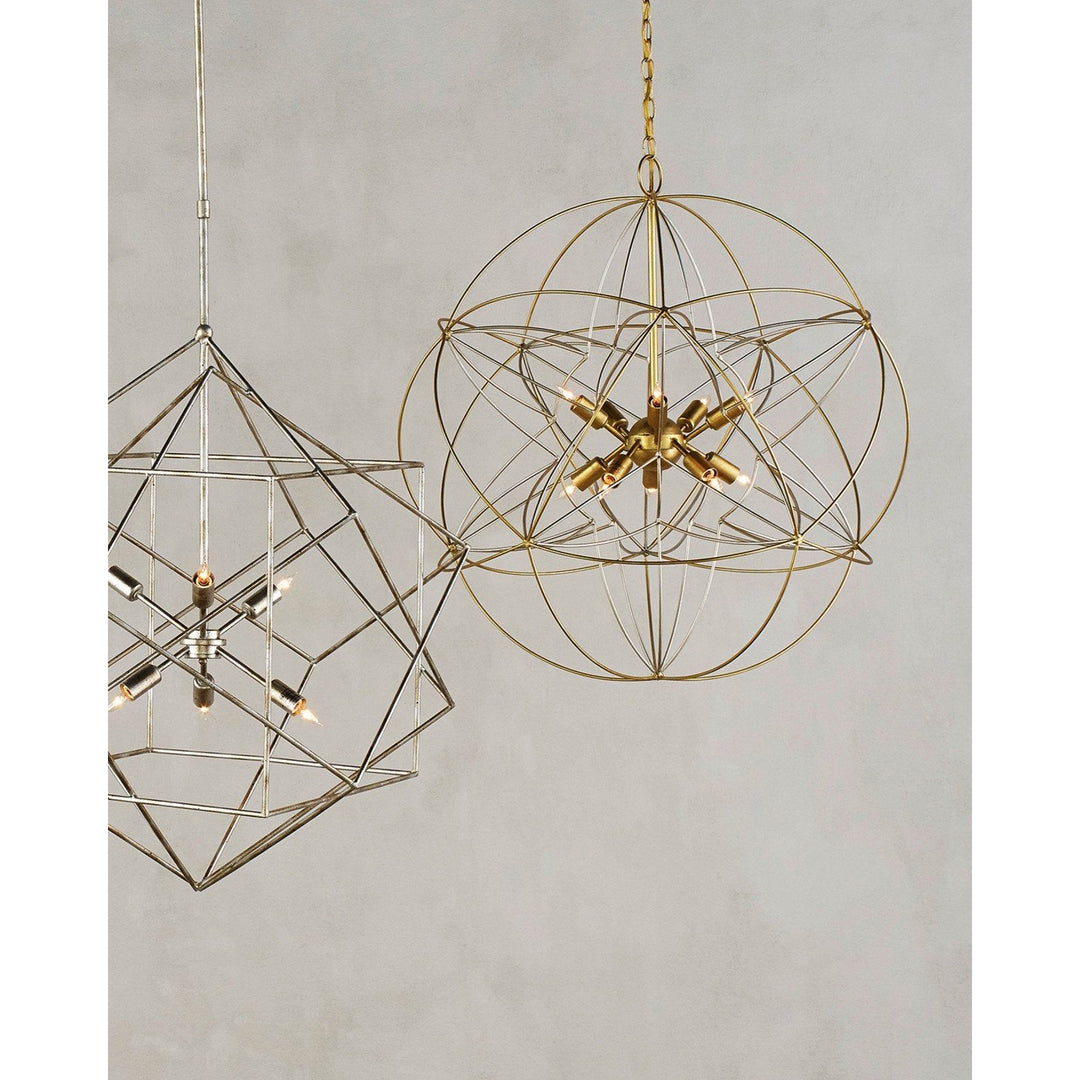 Zenda Gold Orb Chandelier