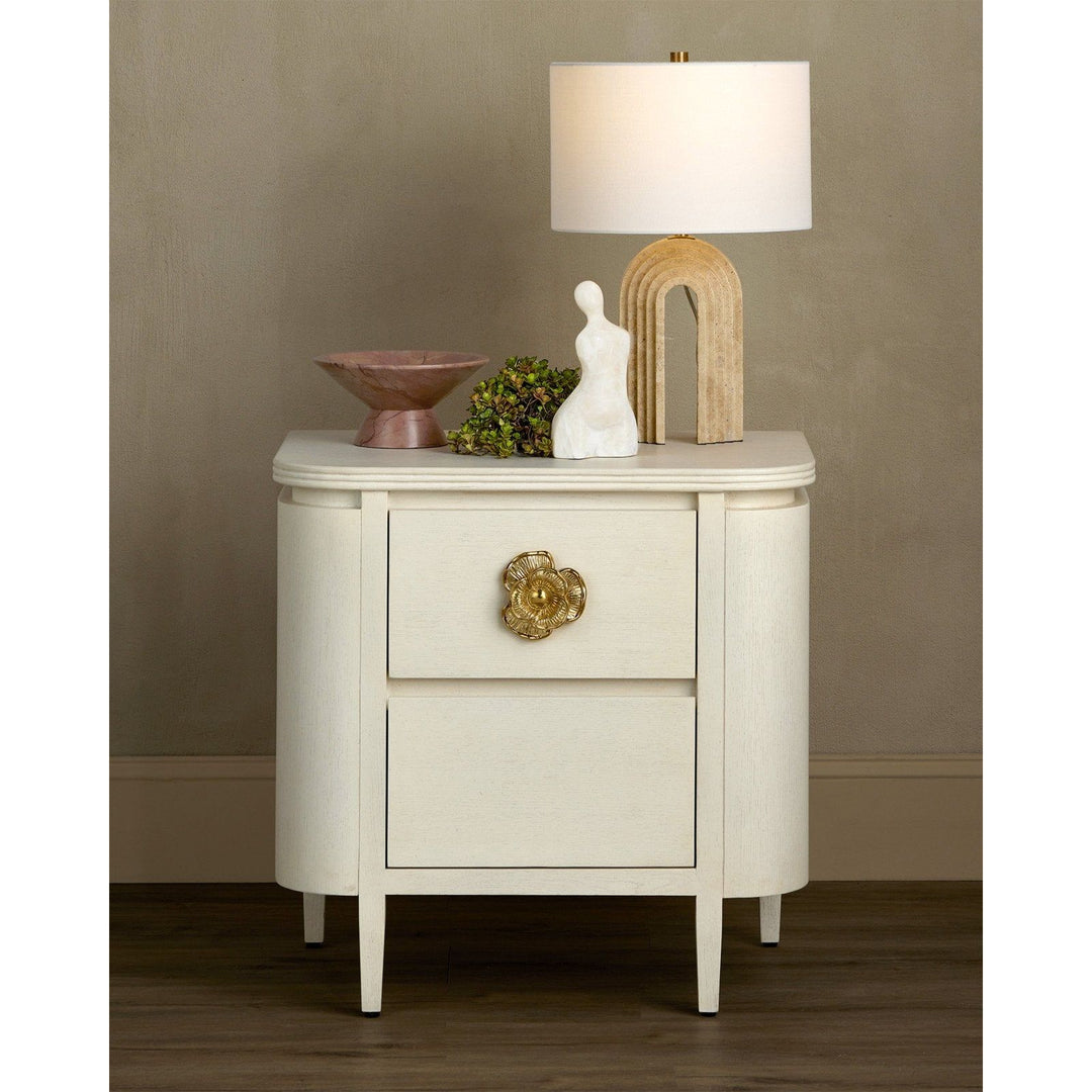 Briallen White Nightstand