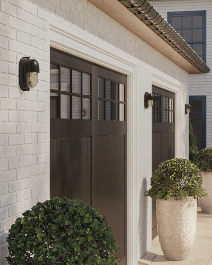 Outdoor Wall Sconces Maritime Black Outdoor Wall Sconce
