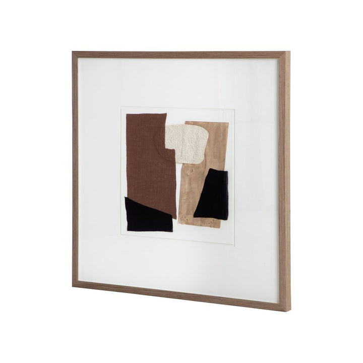 Wall Art Family Dynamics Ⅰ - 40" X 40" - Dark Brown Frame