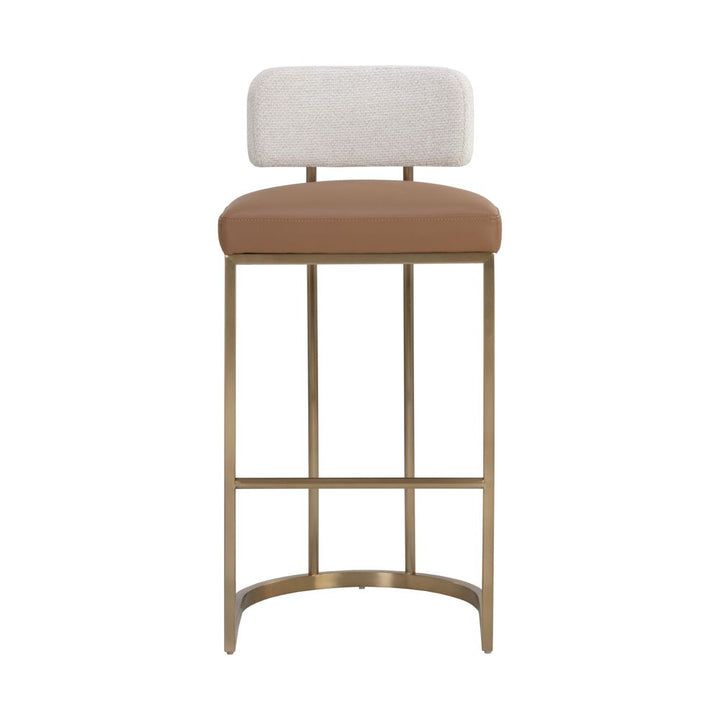 Bar & Counter Stools Larissa Barstool - Napa Cognac / Rhea Light Barley