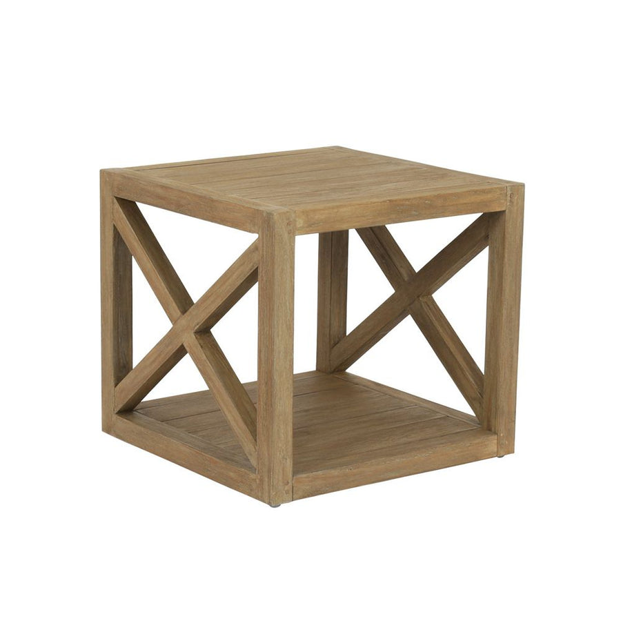 Outdoor Side Tables Coastal Teak X End Table