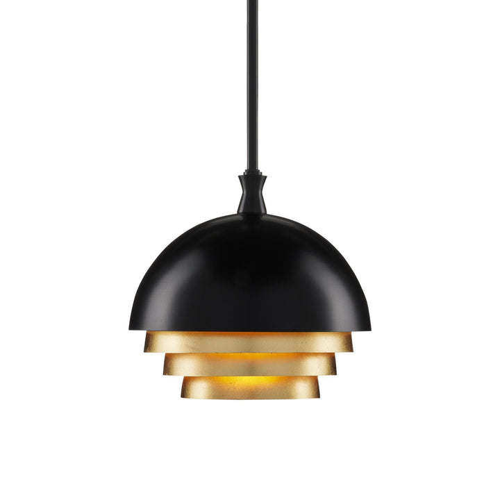 Salviati Medium Black & Gold Pendant