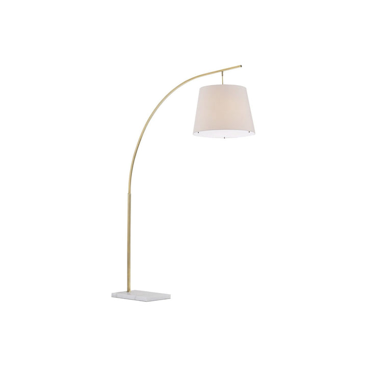 Cloister Large Brass Floor Lamp