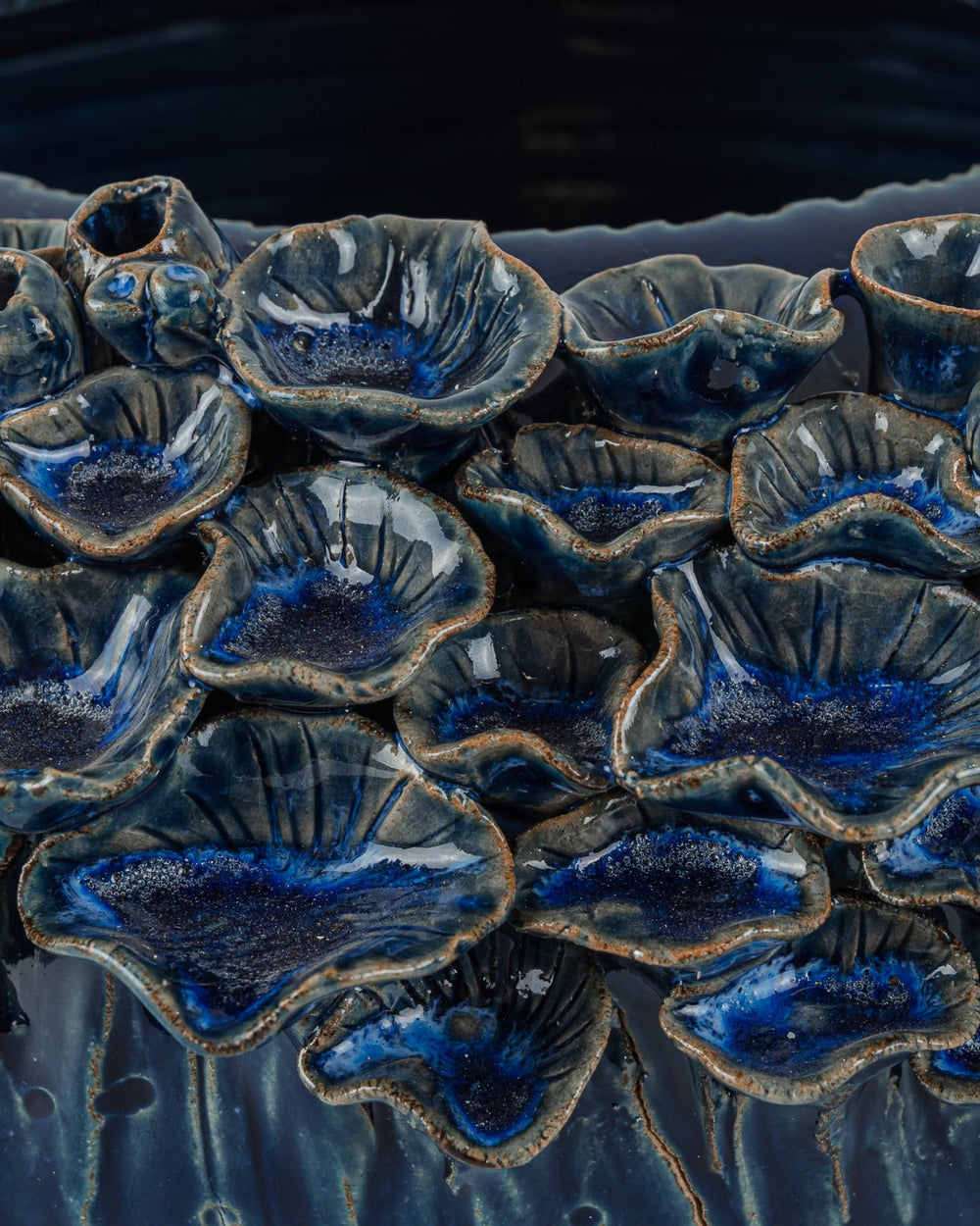 Bowls Sunken Blue Bowl