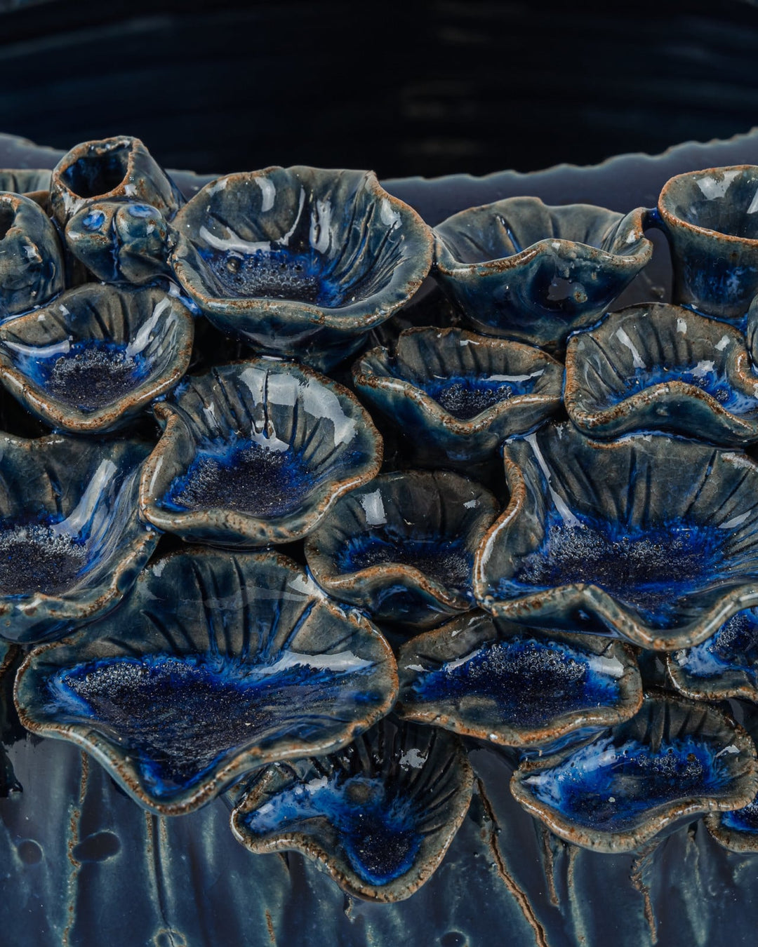 Bowls Sunken Blue Bowl
