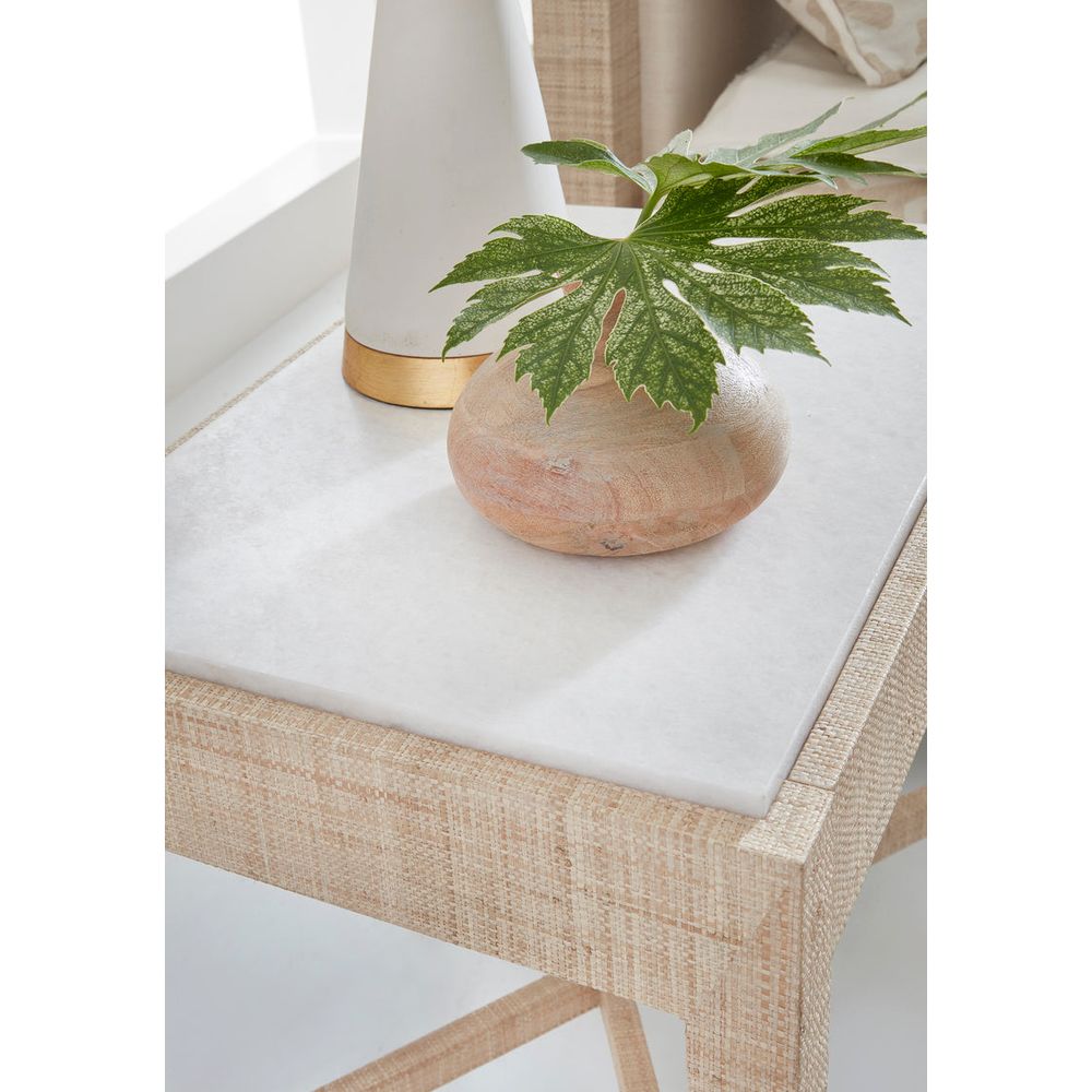 Nightstands Palmetto Raffia Bedside Table