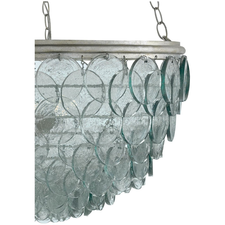 Quorum Small Recycled Glass Chandelier