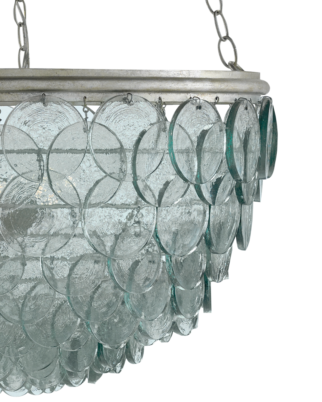 Quorum Small Recycled Glass Chandelier