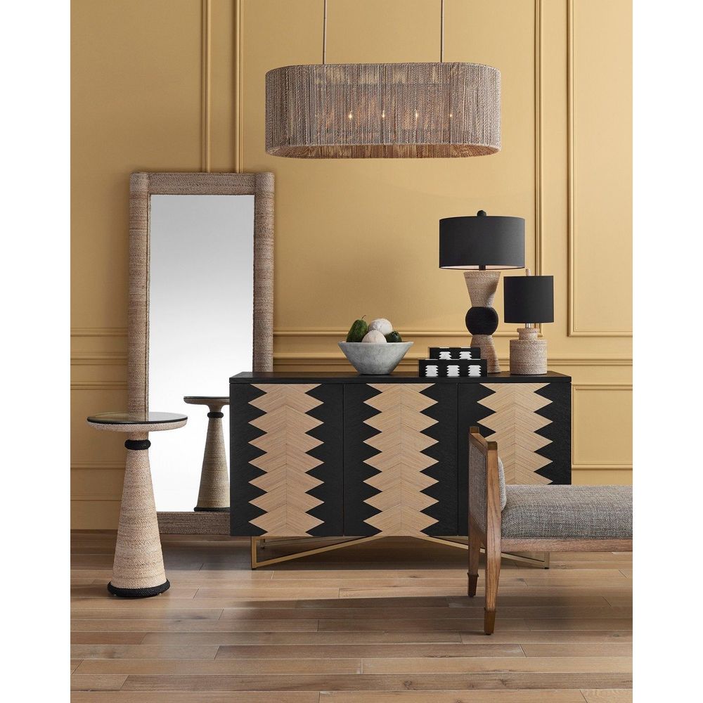 Vilmar Rope Floor Mirror