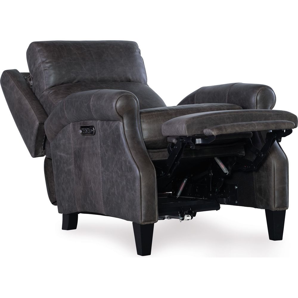 Lounge Chairs: Recliners Hurley Power Recliner with Power Headrest - Grey