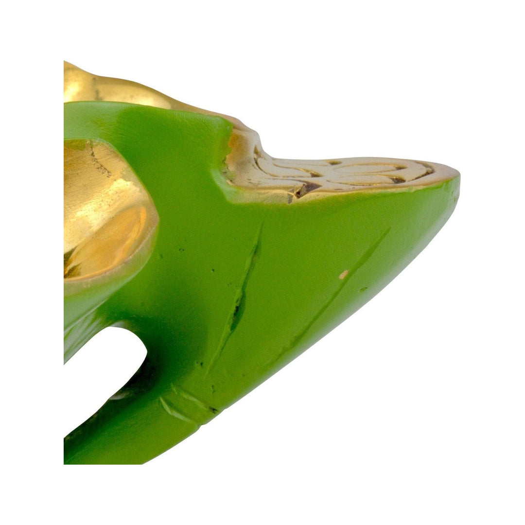 Wrapped Lotus Leaf Green Bowl