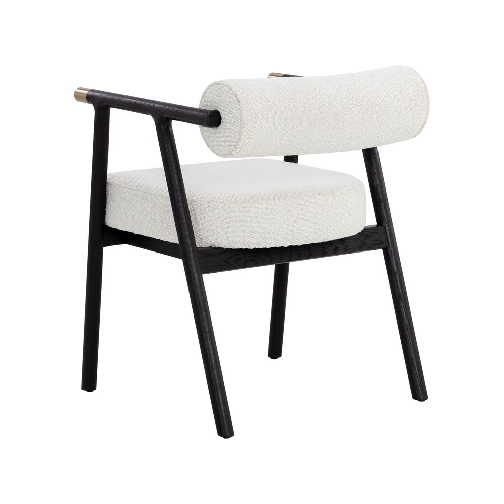 Sova Dining Armchair - Black - Copenhagen White