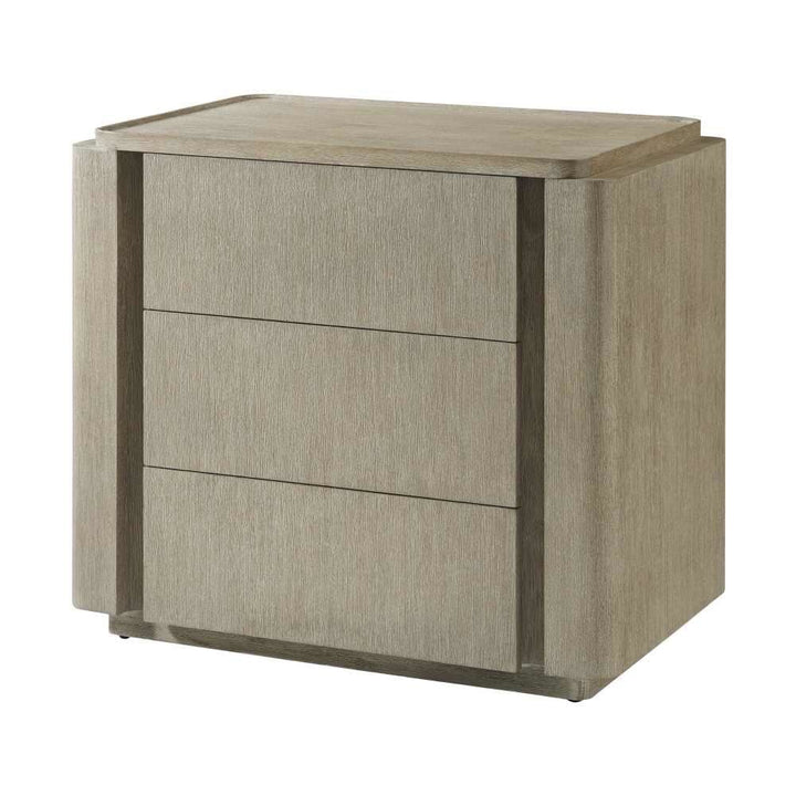 Repose Closed Nightstand-Theodore Alexander-THEO-TA60101.C322-NightstandsGrey Oak-1-France and Son