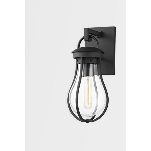 Bowie Wall Sconce-Troy Lighting-TROY-B9314-TBK-1-Outdoor Wall SconcesTextured Black-I-1-France and Son