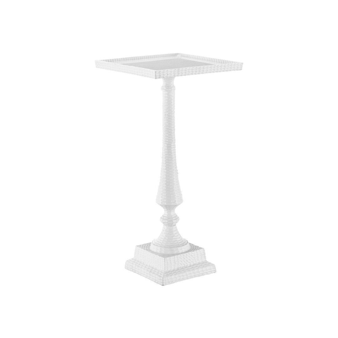 Jena White Accent Table