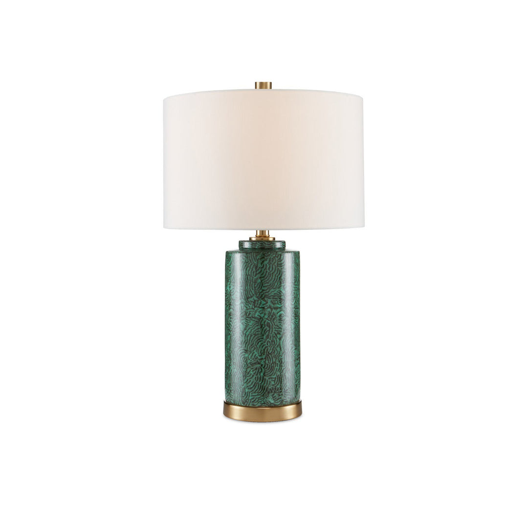 St. Isaac Green Table Lamp